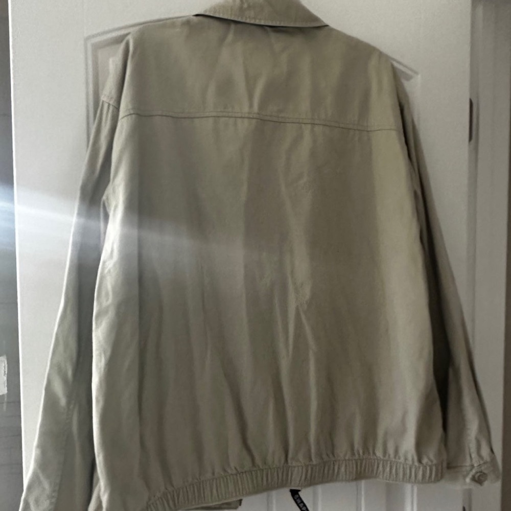 Chaps Ralph Lauren Men’s bomber jacket 90’s size XL plaid interior beige…​​​ - Picture 2 of 3